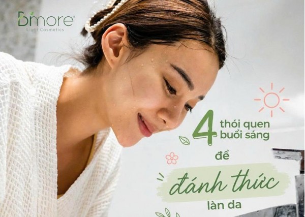 4 thói quen buổi sáng để đánh thức làn da