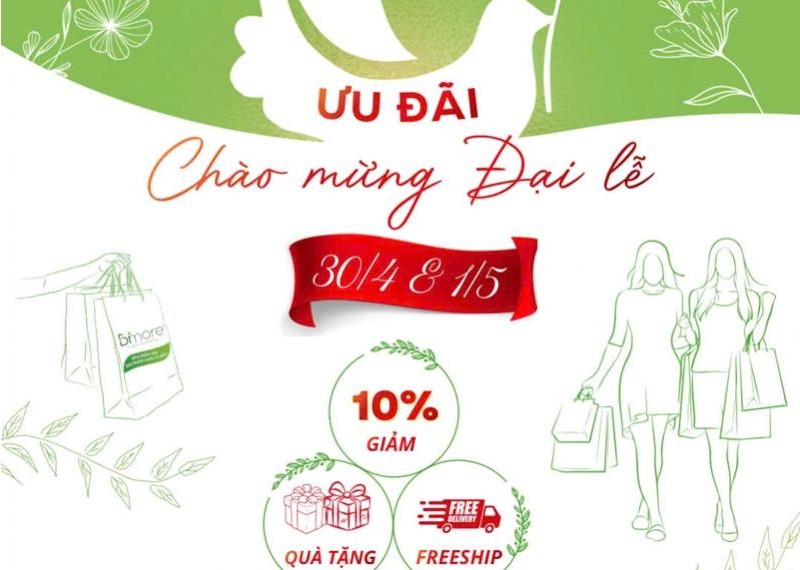 Chương trình khuyến mãi chào mừng 30/4 và 1/5