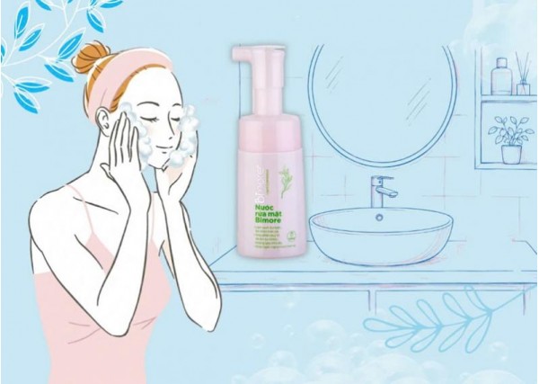 Chiêu đãi làn da bằng lớp bọt mịn dịu nhẹ bồng bềnh