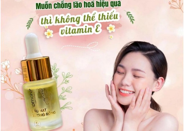 Muốn chống lão hóa thì không thể thiếu vitamin E