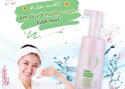 Rửa mặt êm ái với hương cam tươi mát