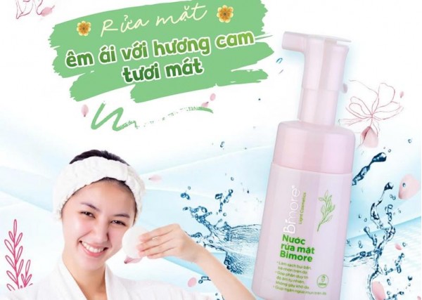 Rửa mặt êm ái với hương cam tươi mát