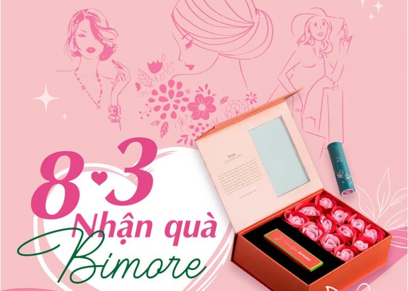 Chào mừng 8/3, Bimore tưng bừng ưu đãi