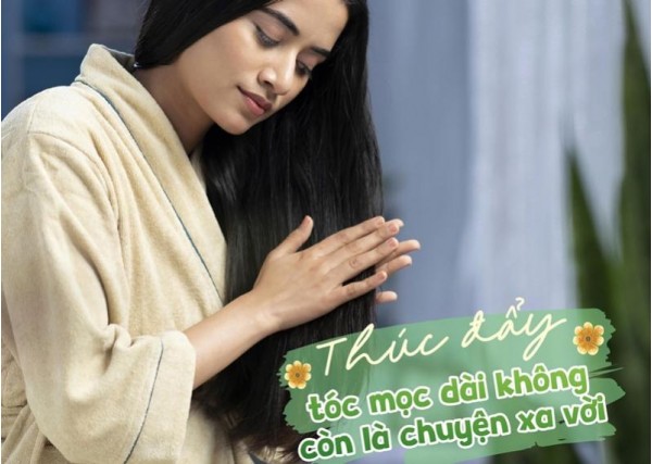 Thúc đẩy tóc mọc dài không còn là chuyện xa vời