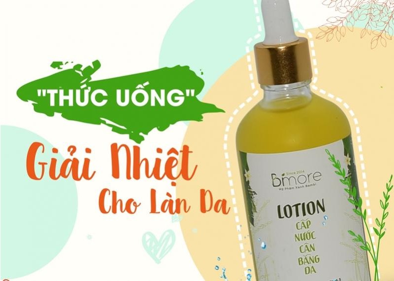 "Thức uống" giải nhiệt cho làn da 