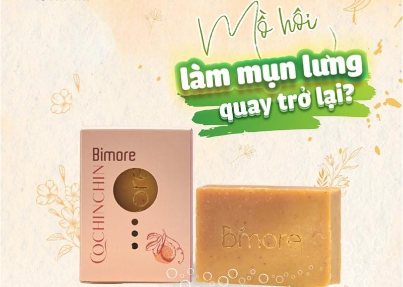 Mồ hôi làm mụn lưng quay trở lại? 