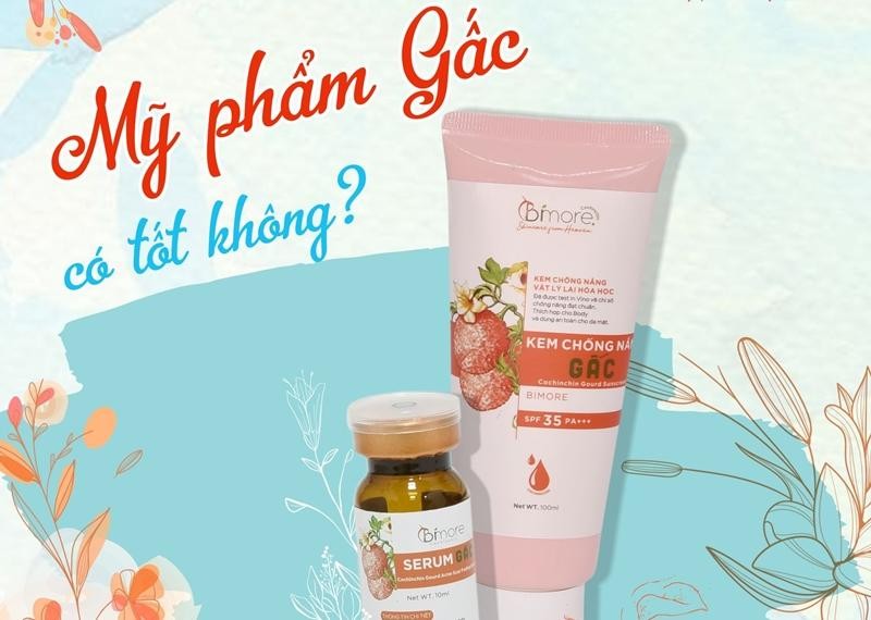 Mỹ phẩm gấc có tốt không? 