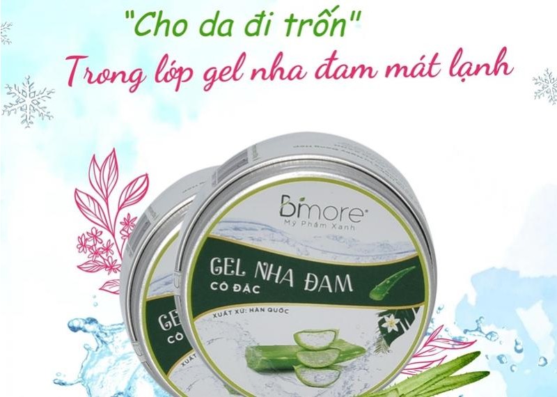 Trốn nóng bằng gel nha đam Bimore 