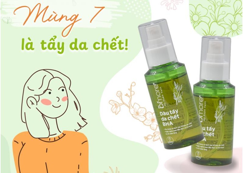 Mùng 7 là tẩy da chết! 