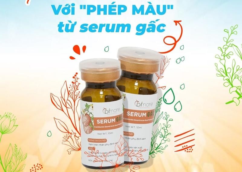 Hô biến vết thâm với "phép màu" từ serum gấc