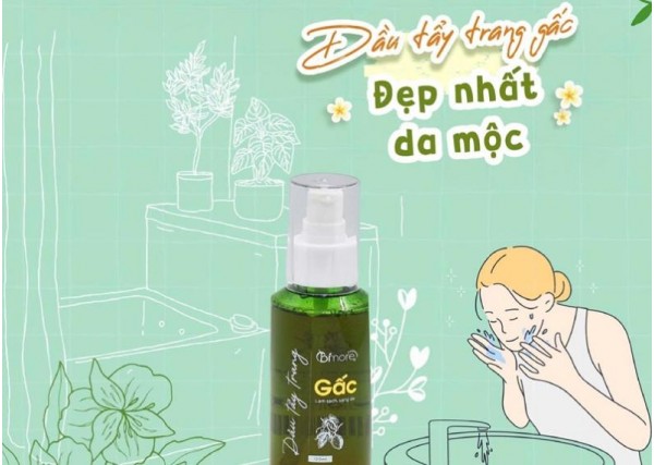 Dầu tẩy trang gấc - Đẹp nhất da mộc 
