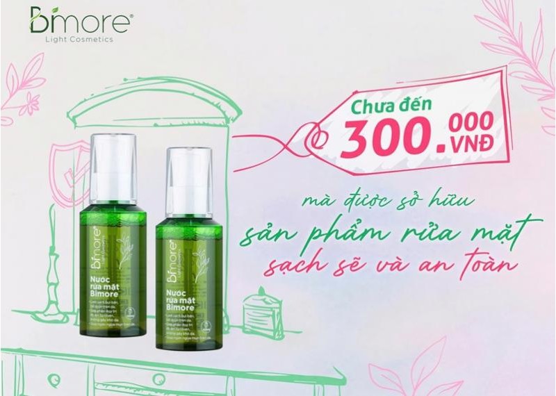 Chưa đến 300K mà sở hữu sản phẩm rửa mặt sạch sẽ, an toàn