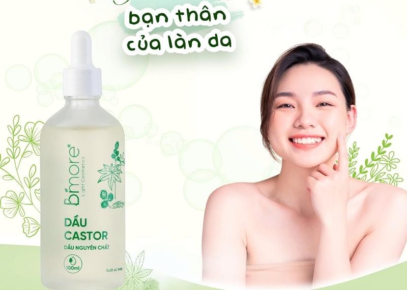 Không chỉ dưỡng tóc đỉnh cao, dầu castor còn là bạn thân của làn da