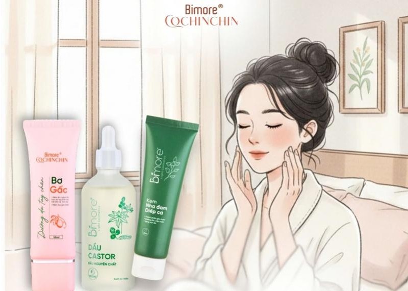 Dưỡng ẩm toàn diện cho da trước khi đi ngủ