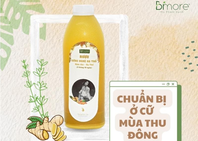 Chuẩn bị ở cữ mùa thu đông, không thể thiếu rượu gừng nghệ hạ thổ