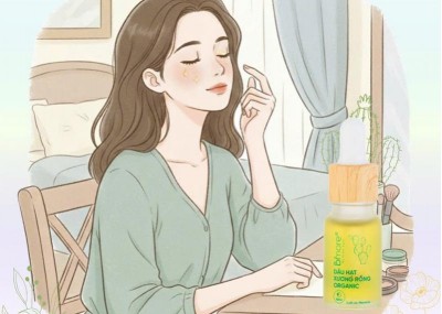 Dưỡng da vùng mắt tối ưu với Dầu hạt xương rồng