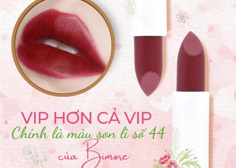 Vip hơn cả Vip chính là màu son lỳ số 44 của Bimore