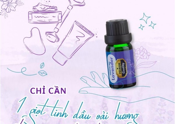 Chỉ cần một giọt tinh dầu oải hương để nâng cấp kem dưỡng ẩm