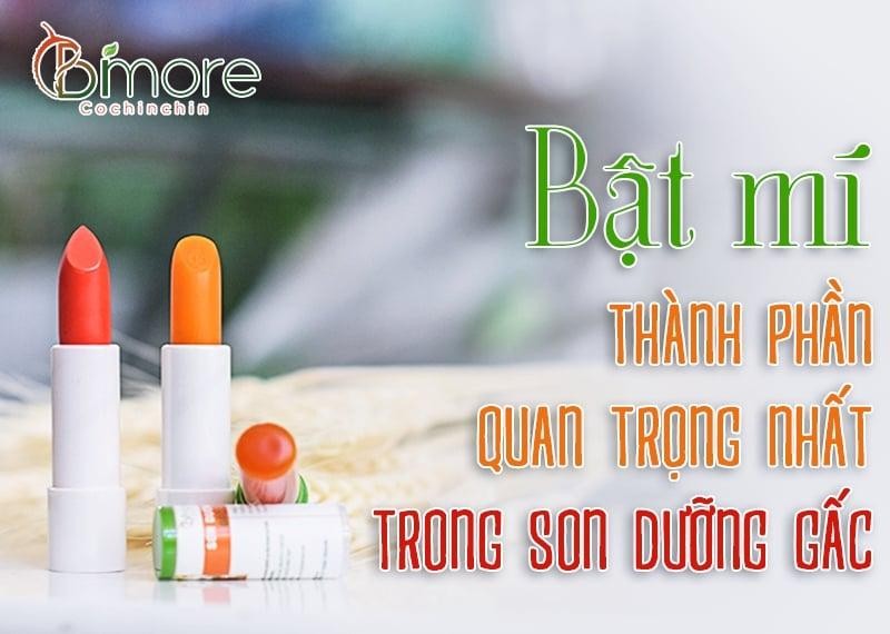 Bật mí thành phần quan trọng nhất trong son dưỡng gấc