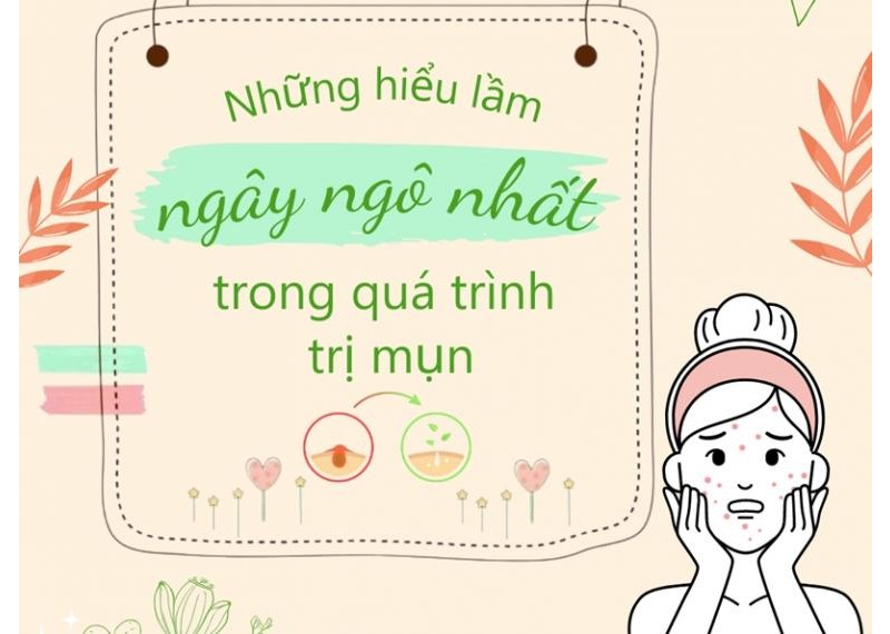 Những hiểu lầm ngây ngô nhất trong quá trình trị mụn