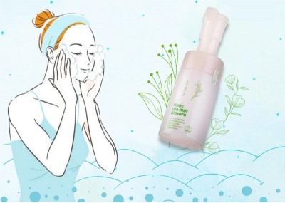 Chiêu đãi làn da bằng lớp bọt mịn dịu nhẹ bồng bềnh