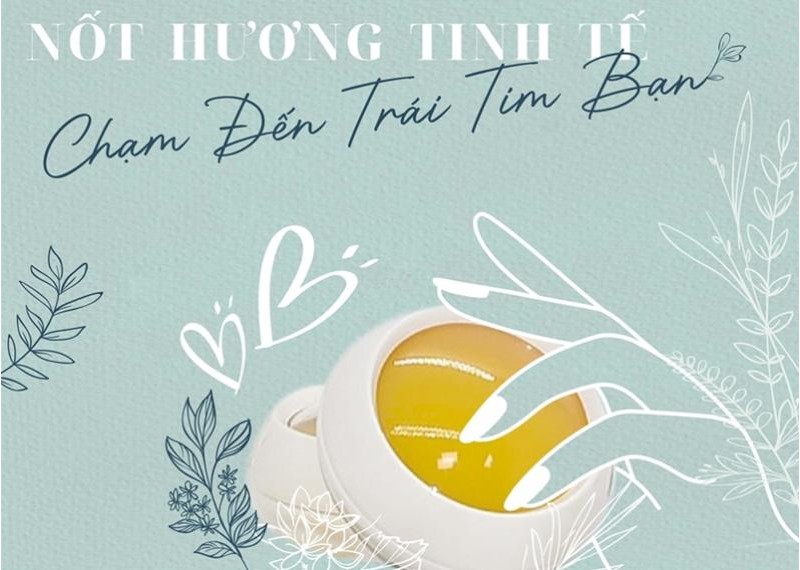 Nước hoa khô - Nốt hương tinh tế chạm đến trái tim bạn