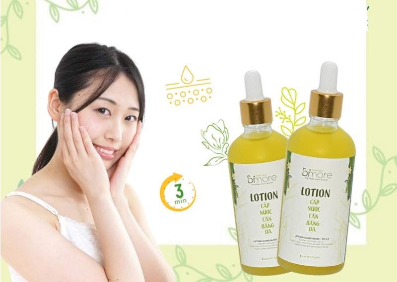 3 phút đắp mặt nạ mỗi ngày cùng lotion cấp nước cân bằng da