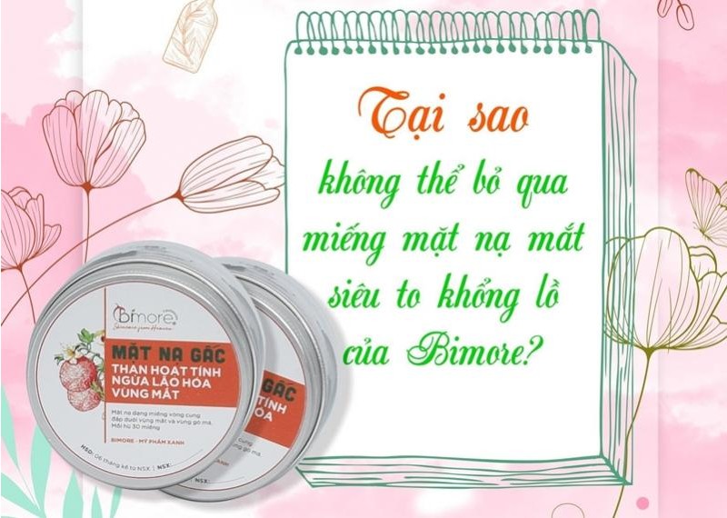 Tại sao không thể bỏ qua miếng mặt nạ mắt siêu to khổng lồ của Bimore?