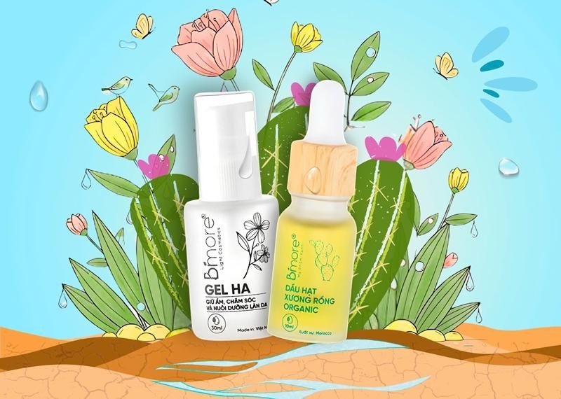Cấp ẩm và khoá ẩm cho da khô