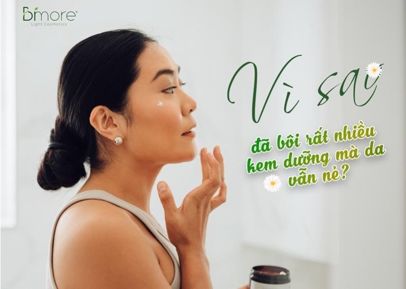 Vì sao đã bôi rất nhiều kem dưỡng mà da vẫn nẻ?