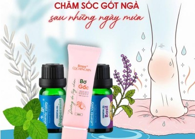 Chăm sóc gót ngà sau những ngày mưa 