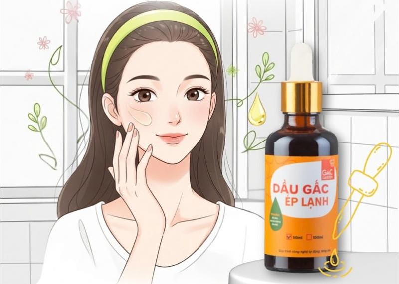 Mặt nạ dầu gấc giữ da sáng mịn bất chấp nắng hè 