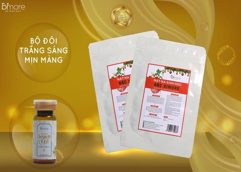 Bộ đôi trắng sáng mịn màng