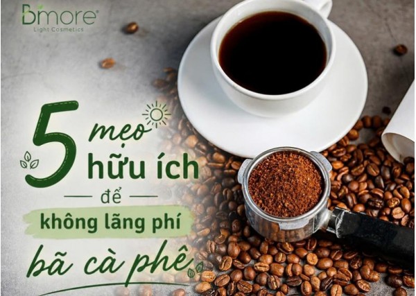5 mẹo hữu ích để không lãng phí bã cà phê 