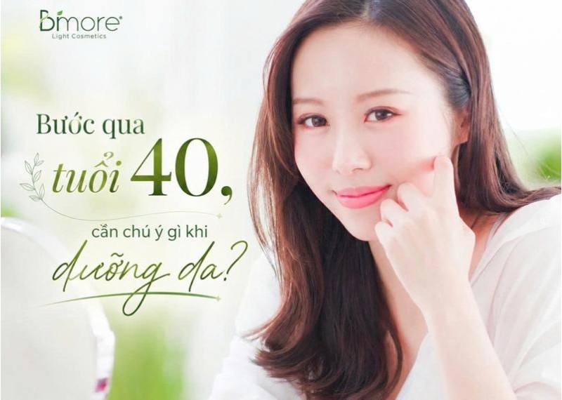 Bước qua tuổi 40, cần chú ý gì khi dưỡng da?