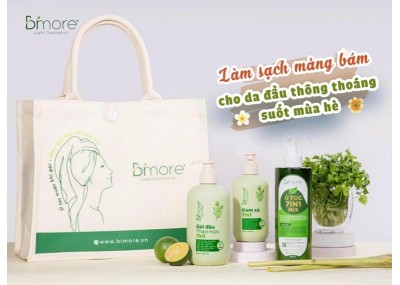 Làm sạch mảng bám cho da đầu thông thoáng suốt mùa hè 