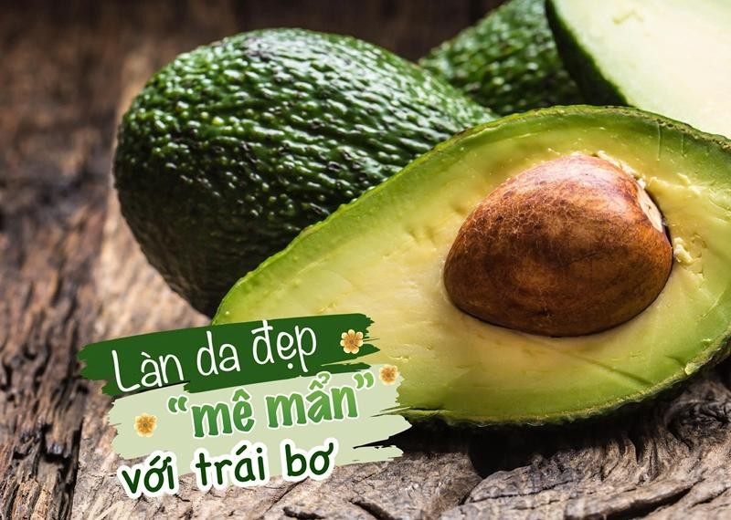Làn da đẹp “mê mẩn” với trái bơ