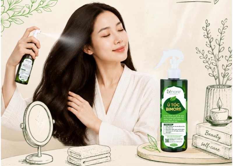 Dùng Ủ tóc Bimore - Một công đôi việc 