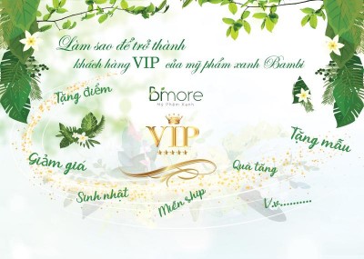 Ai là khách hàng VIP của mỹ phẩm xanh BiMore