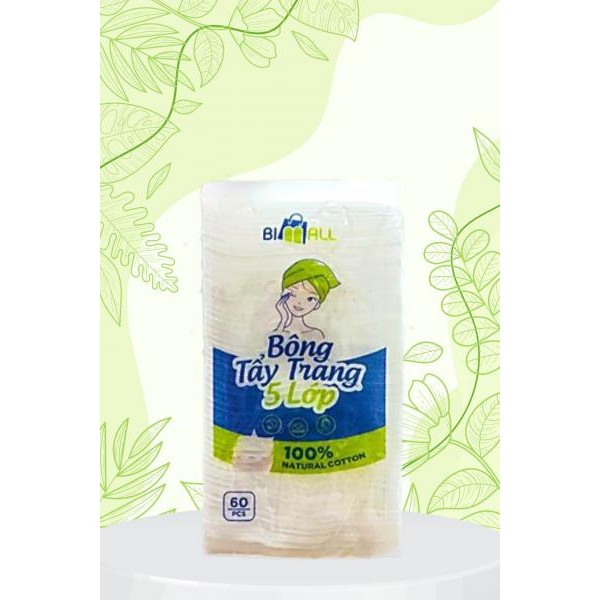 Bông tẩy trang 5 lớp 