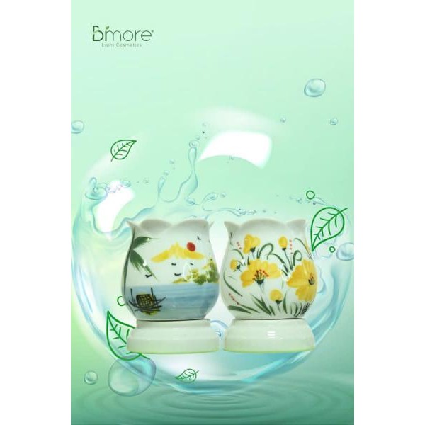 Đèn gốm điện xông tinh dầu Bát Tràng