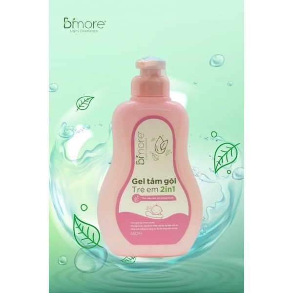 Gel tắm gội trẻ em 2in1