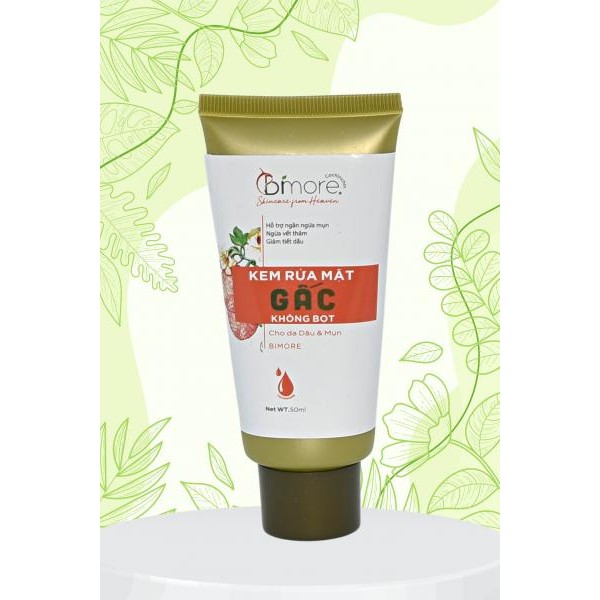 Kem rửa mặt Gấc không bọt