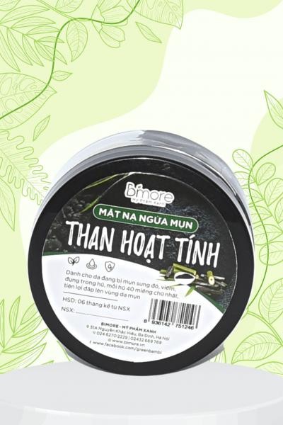 Mặt nạ than hoạt tính ngừa mụn