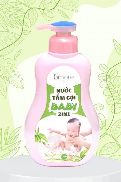 Nước tắm gội Baby 2IN1